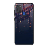 Falling Stars Samsung A21s Glass Back Cover Online