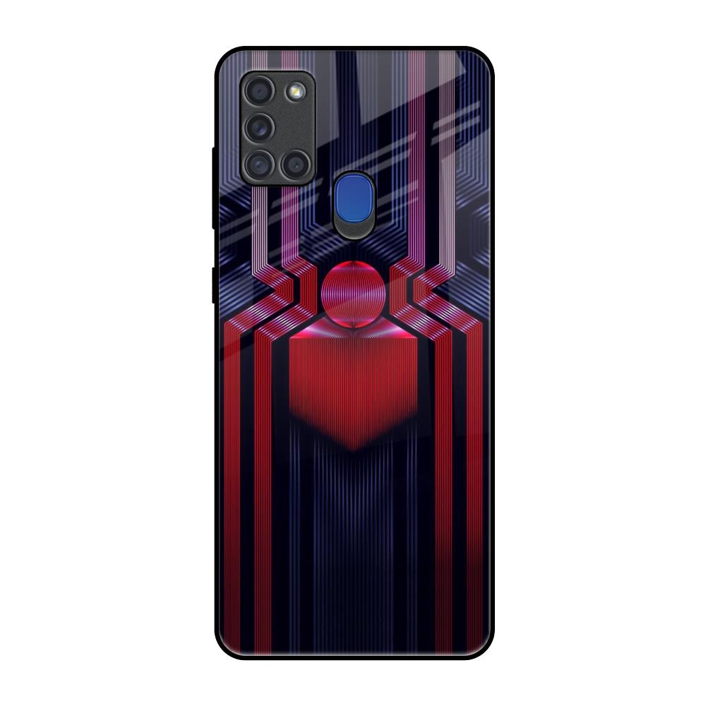 Super Art Logo Samsung A21s Glass Back Cover Online