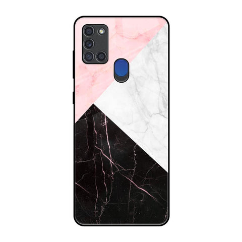 Marble Collage Art Samsung A21s Glass Back Cover Online