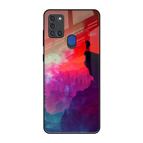 Dream So High Samsung A21s Glass Back Cover Online