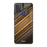 Diagonal Slash Pattern Samsung A21s Glass Back Cover Online