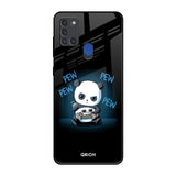 Pew Pew Samsung A21s Glass Back Cover Online