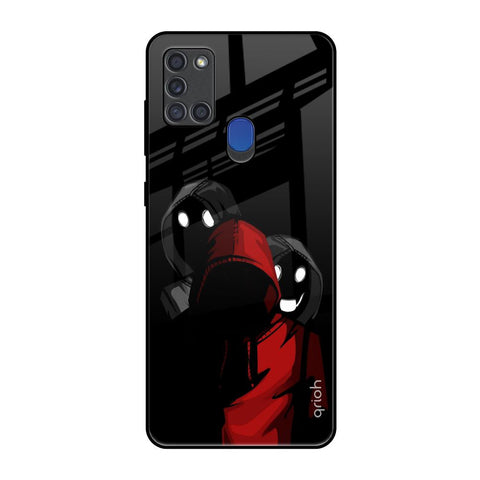 Shadow Character Samsung A21s Glass Back Cover Online