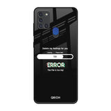 Error Samsung A21s Glass Back Cover Online