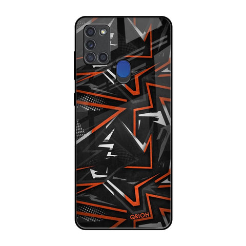 Vector Art Samsung A21s Glass Back Cover Online