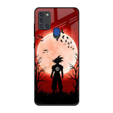 Winter Forest Samsung A21s Glass Back Cover Online