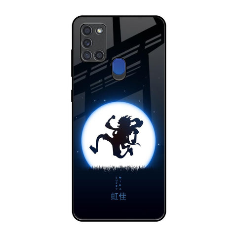 Luffy Nika Samsung A21s Glass Back Cover Online