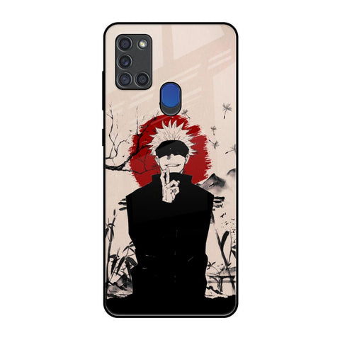 Manga Series Samsung A21s Glass Back Cover Online