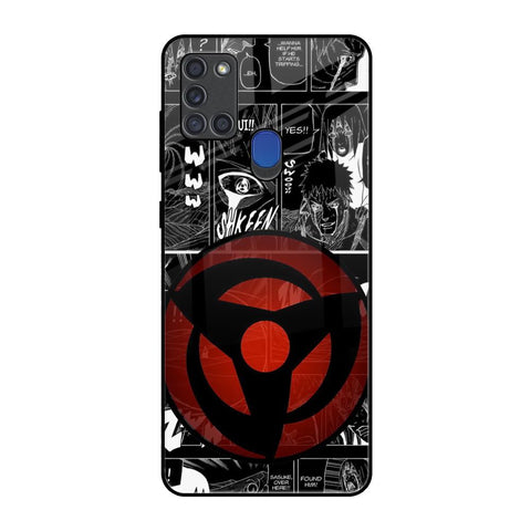 Sharingan Samsung A21s Glass Back Cover Online