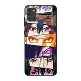 Anime Eyes Samsung A21s Glass Back Cover Online