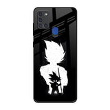 Monochrome Goku Samsung A21s Glass Back Cover Online