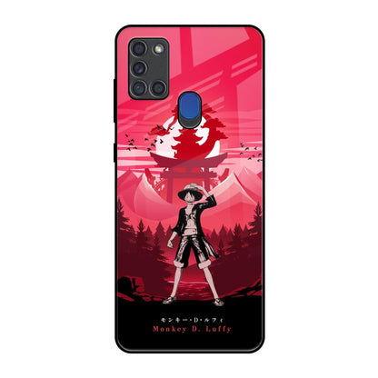 Lost In Forest Samsung A21s Glass Back Cover Online