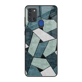 Abstact Tiles Samsung A21s Glass Back Cover Online
