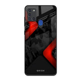 Modern Camo Abstract Samsung A21s Glass Back Cover Online