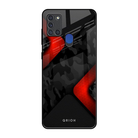 Modern Camo Abstract Samsung A21s Glass Back Cover Online