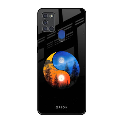 Yin Yang Balance Samsung A21s Glass Back Cover Online