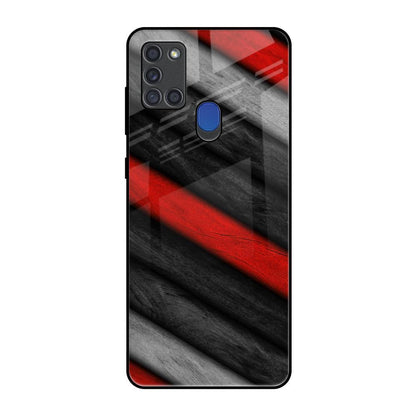 Soft Wooden Texture Samsung A21s Glass Back Cover Online