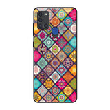 Multicolor Mandala Samsung A21s Glass Back Cover Online