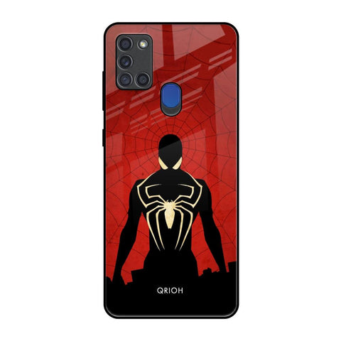 Mighty Superhero Samsung A21s Glass Back Cover Online