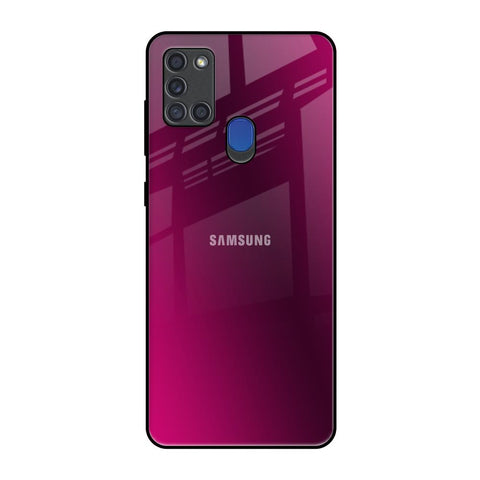 Pink Burst Samsung A21s Glass Back Cover Online