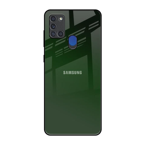 Deep Forest Samsung A21s Glass Back Cover Online