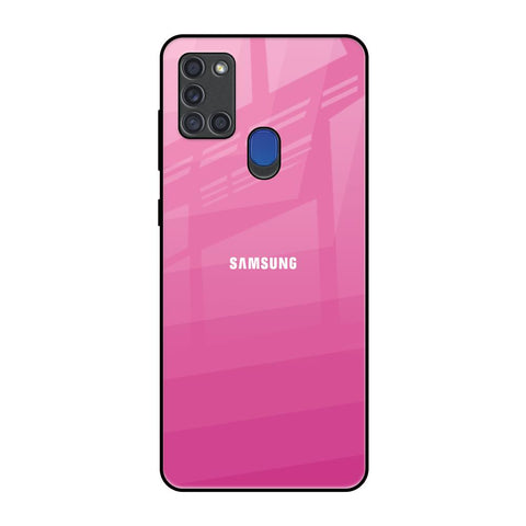 Pink Ribbon Caddy Samsung A21s Glass Back Cover Online