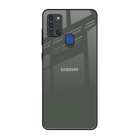 Charcoal Samsung A21s Glass Back Cover Online