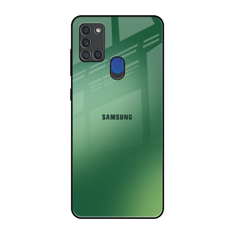 Green Grunge Texture Samsung A21s Glass Back Cover Online