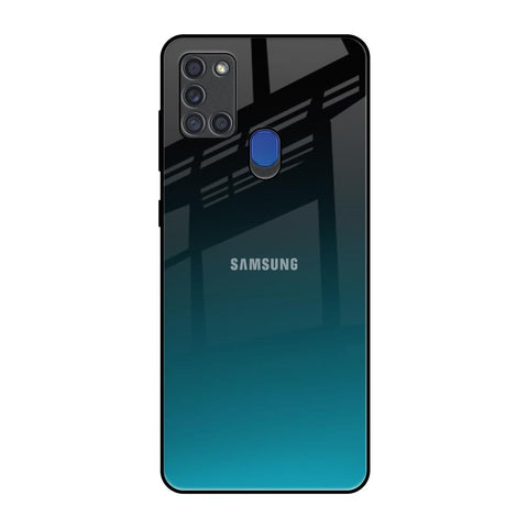 Ultramarine Samsung A21s Glass Back Cover Online
