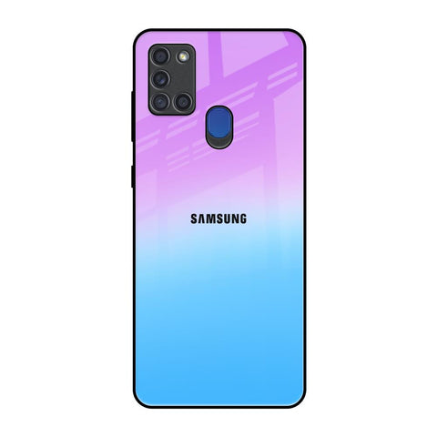 Unicorn Pattern Samsung A21s Glass Back Cover Online
