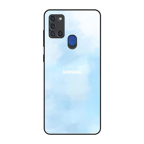 Bright Sky Samsung A21s Glass Back Cover Online
