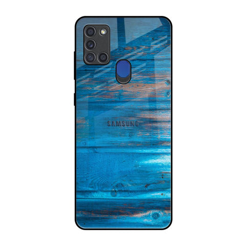 Patina Finish Samsung A21s Glass Back Cover Online