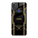 Sacred Logo Samsung A21s Glass Back Cover Online