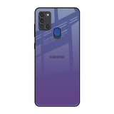 Indigo Pastel Samsung A21s Glass Back Cover Online