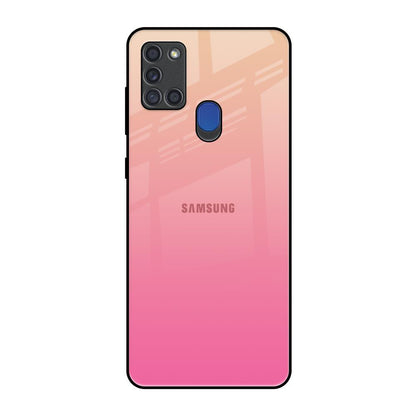 Pastel Pink Gradient Samsung A21s Glass Back Cover Online