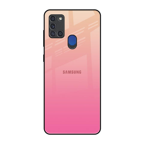 Pastel Pink Gradient Samsung A21s Glass Back Cover Online