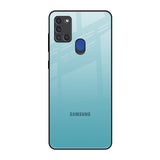 Arctic Blue Samsung A21s Glass Back Cover Online