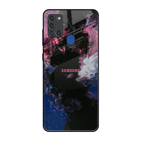 Smudge Brush Samsung A21s Glass Back Cover Online
