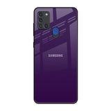Dark Purple Samsung A21s Glass Back Cover Online