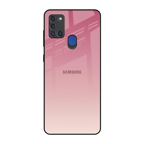 Blooming Pink Samsung A21s Glass Back Cover Online