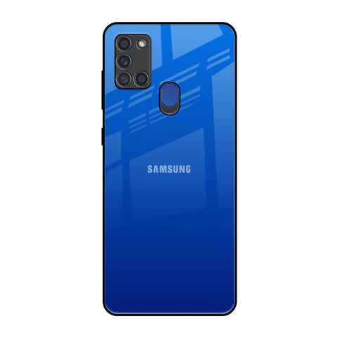 Egyptian Blue Samsung A21s Glass Back Cover Online