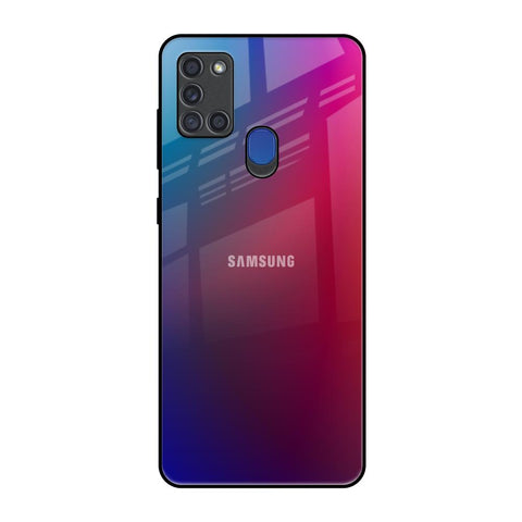 Magical Color Shade Samsung A21s Glass Back Cover Online