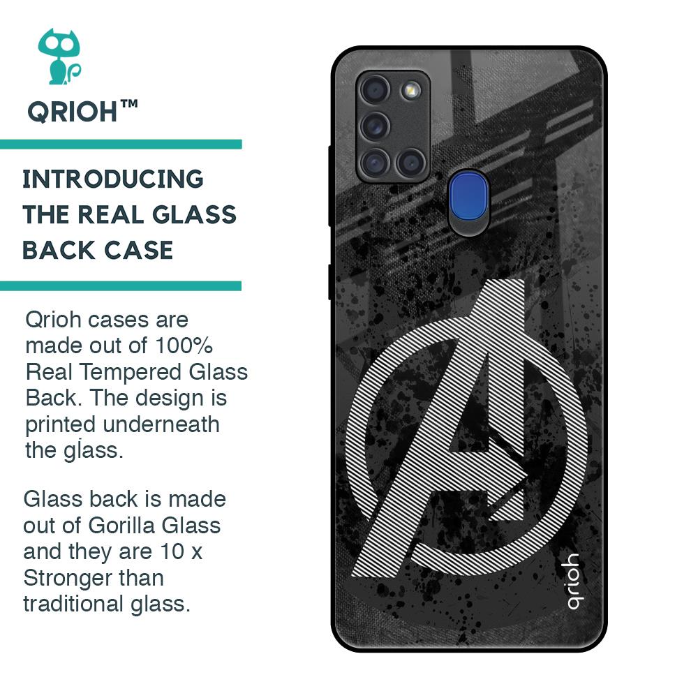 Sign Of Hope Glass Case for Samsung A21s