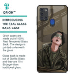 Blind Fold Glass Case for Samsung A21s