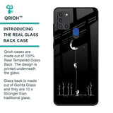 Catch the Moon Glass Case for Samsung A21s