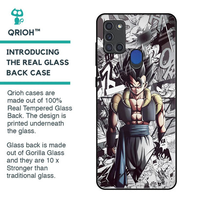 Dragon Anime Art Glass Case for Samsung A21s
