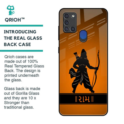 Halo Rama Glass Case for Samsung A21s