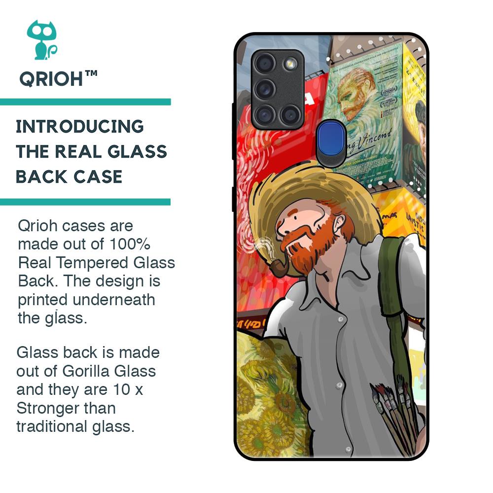 Loving Vincent Glass Case for Samsung A21s