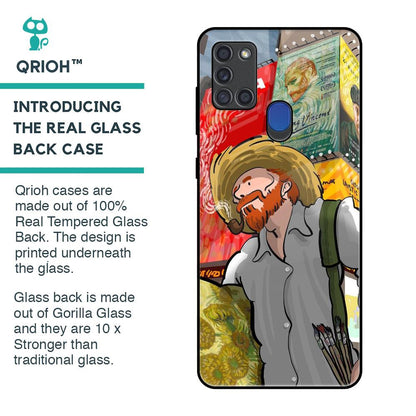 Loving Vincent Glass Case for Samsung A21s