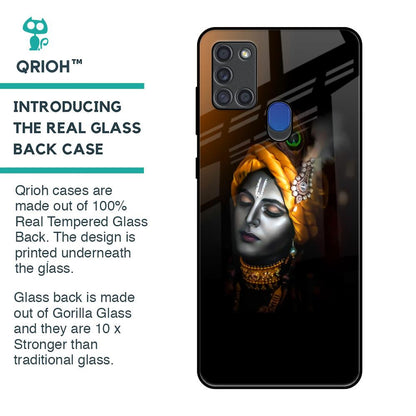 Ombre Krishna Glass Case for Samsung A21s